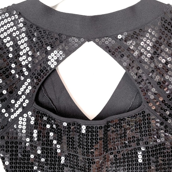 Guess by Marciano size S black sequin dress - Picture 11 of 13